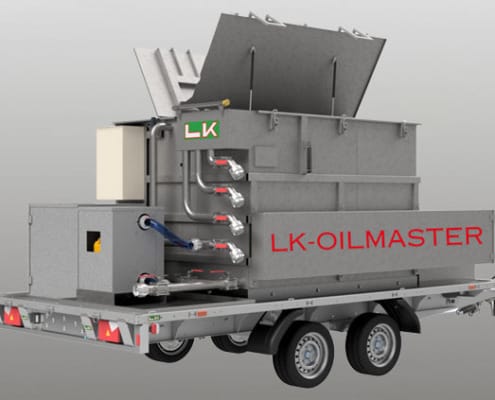 Der LK Oilmaster: Ein Mobiler Ölabscheider als Anhänger von LK Metallwaren