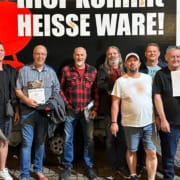 Das neue "Grillteam" der LK Niederlassung Weißandt-Gölzau nach vierstündiger kulinarischer Rundreise und -speise bei der Weber Grill Academy Leipzig.