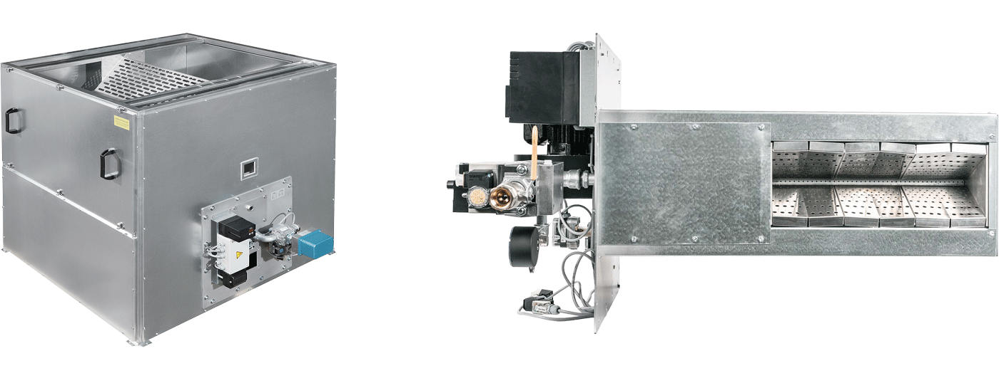 The LKPT compact system with SCHARR TEC gas surface burner